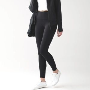 Lululemon Wunder Under Hi-Rise Tight Full-On Luon 28" Size 6 EUC